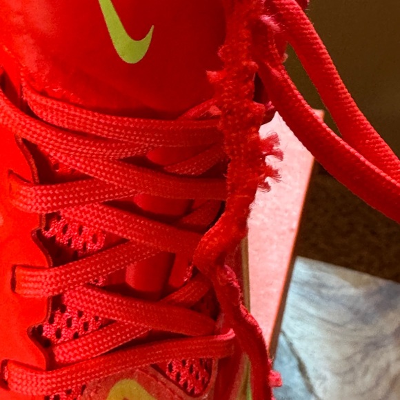 Nike Women’s Zoom Fly 6 Bright Orange and Neon Yellow/Green Shoes - Picture 13 of 16